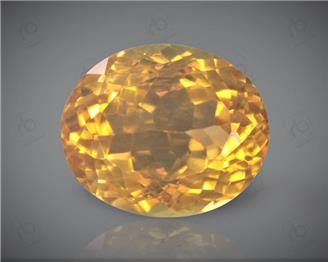 Yellow Citrine Natural Certified  8.73CTS-8532